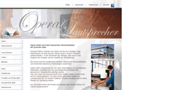 Desktop Screenshot of opera-lautsprecher.de